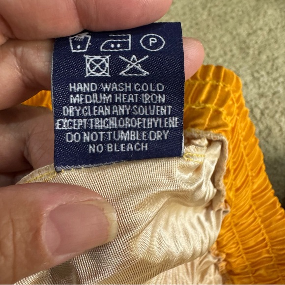 NWT Island Crew Hawaii Womens Mustard Yellow Wide-Leg Pants XL - Picture 10 of 12